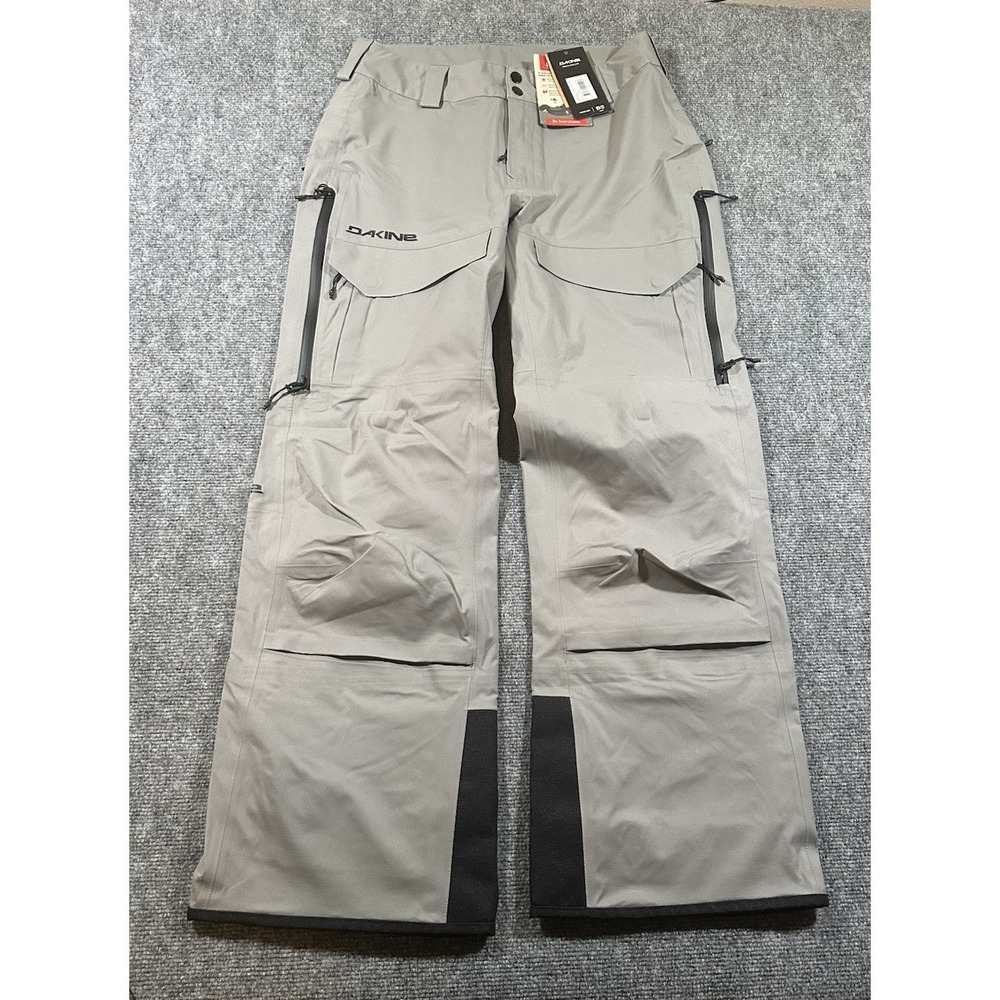 Dakine Sender Stretch 3L Shell Snowboard Pants Women's Size S Steel Gray RECCO